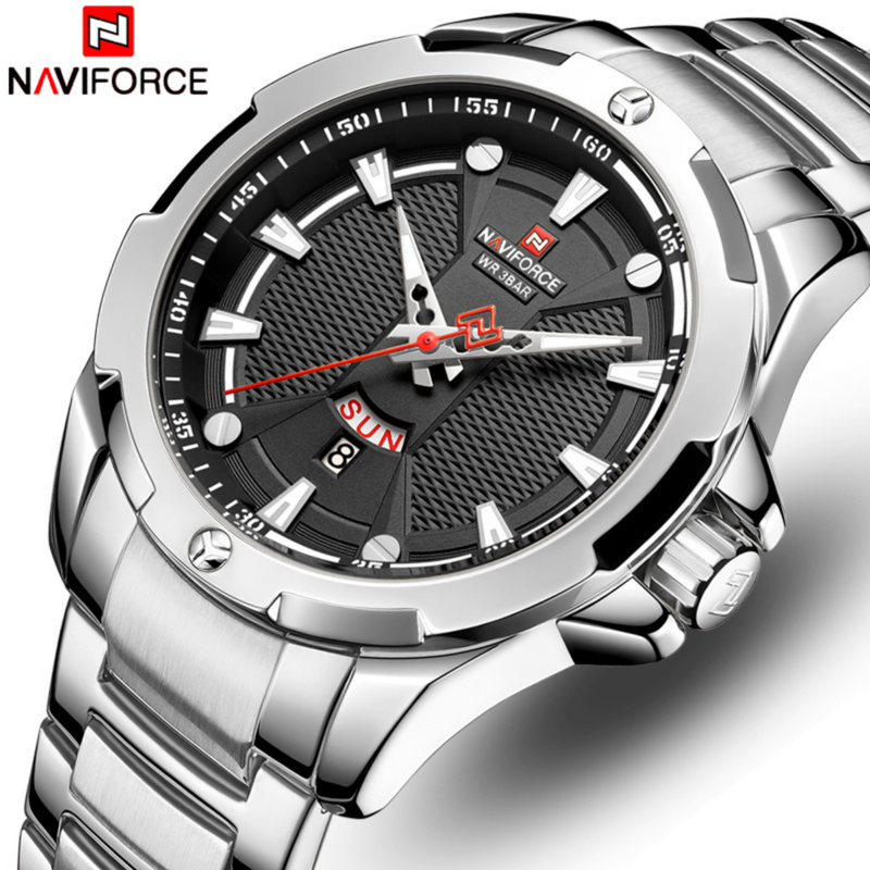 Relógio Masculino Pulseira de Aço | NaviForce M-9161