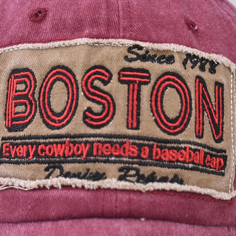 Boné Masculino estilo Baseball - Boston